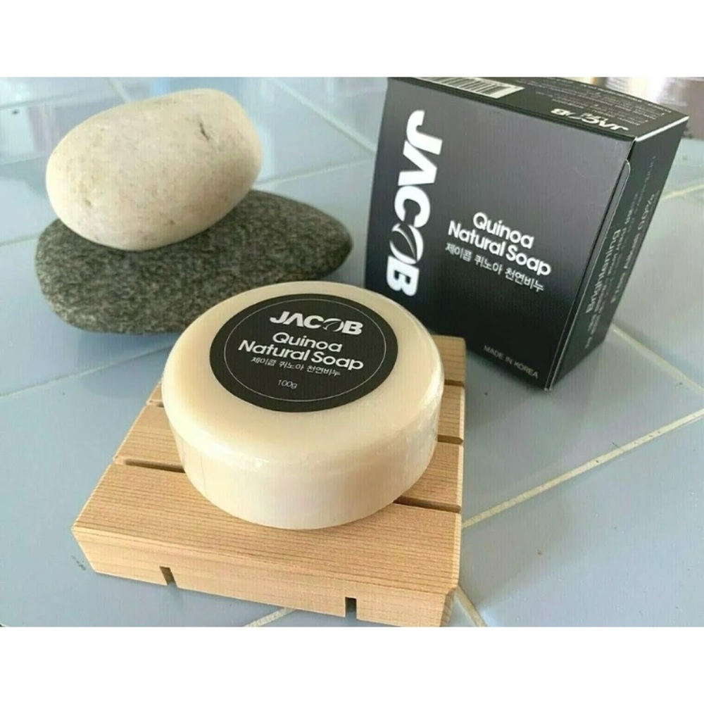 2 soaps of Jacob Life 100% Natural Quinoa Soap K-BEAUTY